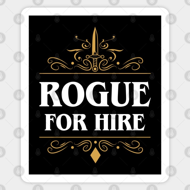 Rogue For Hire Sticker by pixeptional